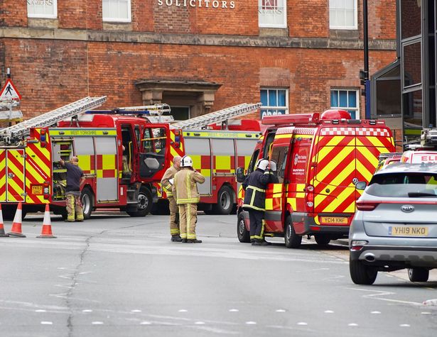 Firefighters tackle blaze at city centre dental practice in Leeds