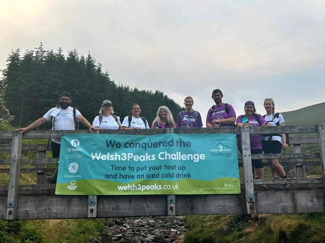 Aberystwyth dental team completes gruelling challenge to raise thousands for children’s charity